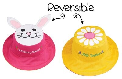 Kids UPF50+ Sun Hat - Bunny/Daisy S (6-24M)