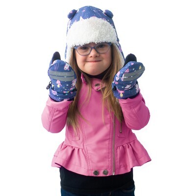 Kids Trapper Hat - Unicorn Indigo S (6-24M)