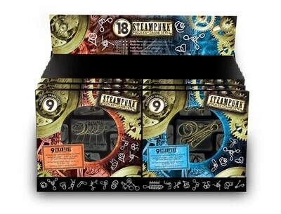 Eureka 9 Steampunk Puzzles - Red Set