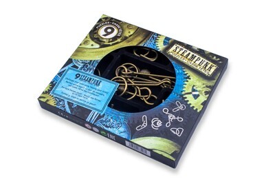 Eureka 9 Steampunk Puzzles - Blue Set