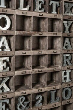 Vagabond Vintage Extra Large Rustic Recycled Pine Twelve Conpartment Display