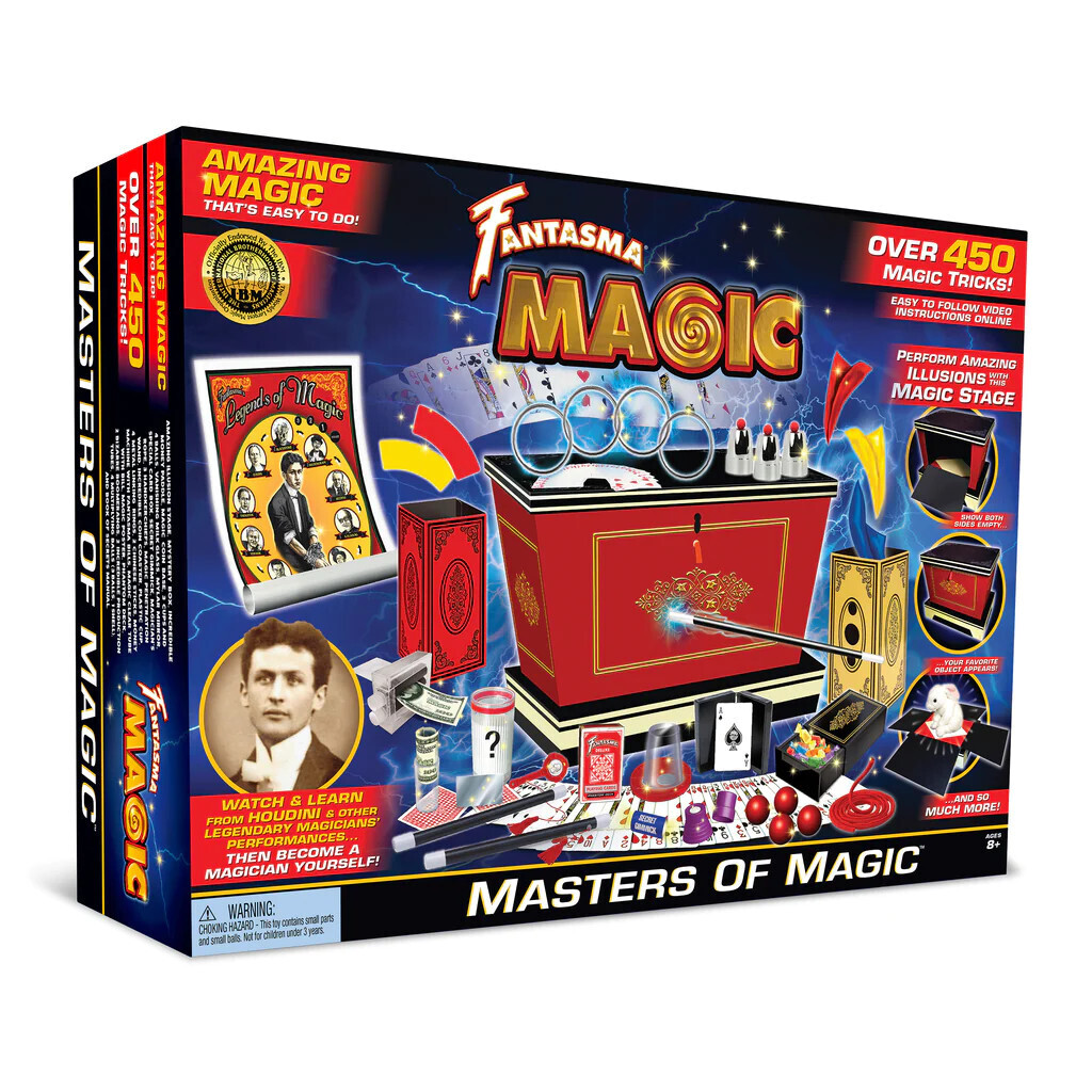 Fantasma Magic Masters of Magic Kit with Houdini Poster - 450+ Tricks