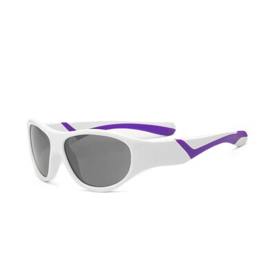 Real Shades Discover Flexible Frame Sunglasses For Kids - White/Purple 4+