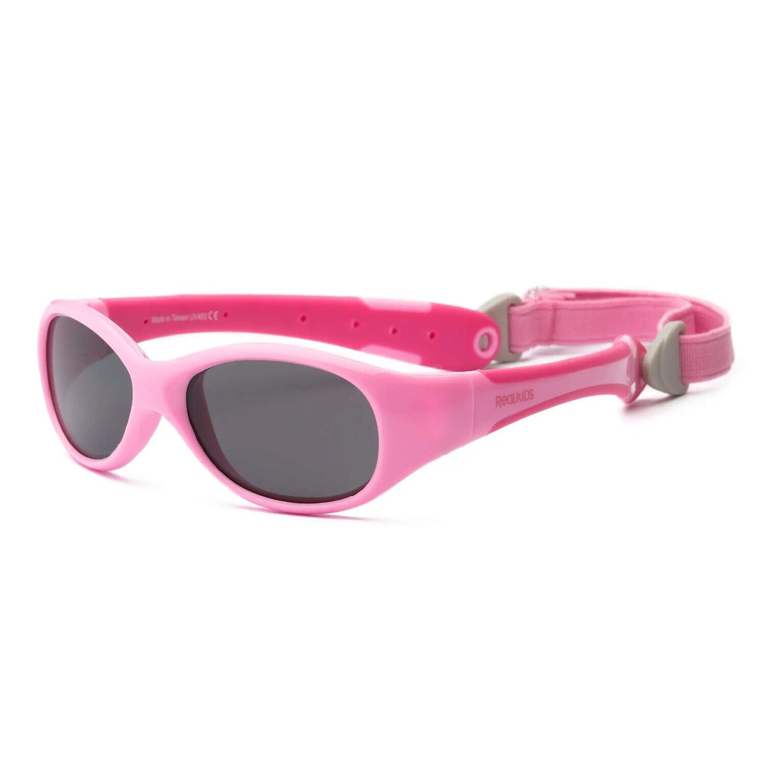 Real Shades Explorer Flexible Frame Sunglasses For Kids 4+ - Pink/Hot Pink