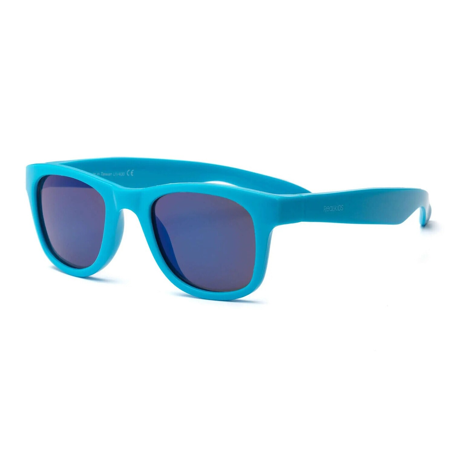Real Shades Surf Flexible Frame Sunglasses For Kids 4+ - Neon Blue