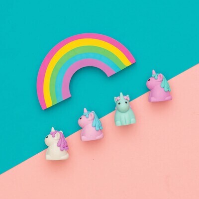 Unique Unicorns Scented Erasers (Set of 5)