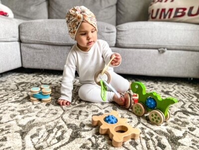 Begin Again Green Keys Clutching &amp; Teething Toy