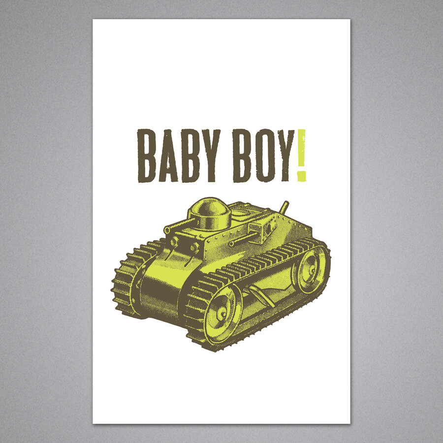 Breathless Paper Co: Breathless - Baby Boy! Card