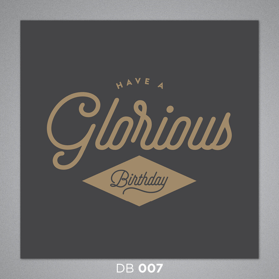 Breathless Paper Co: Deep Breath - Have A Glorious Birthday Card