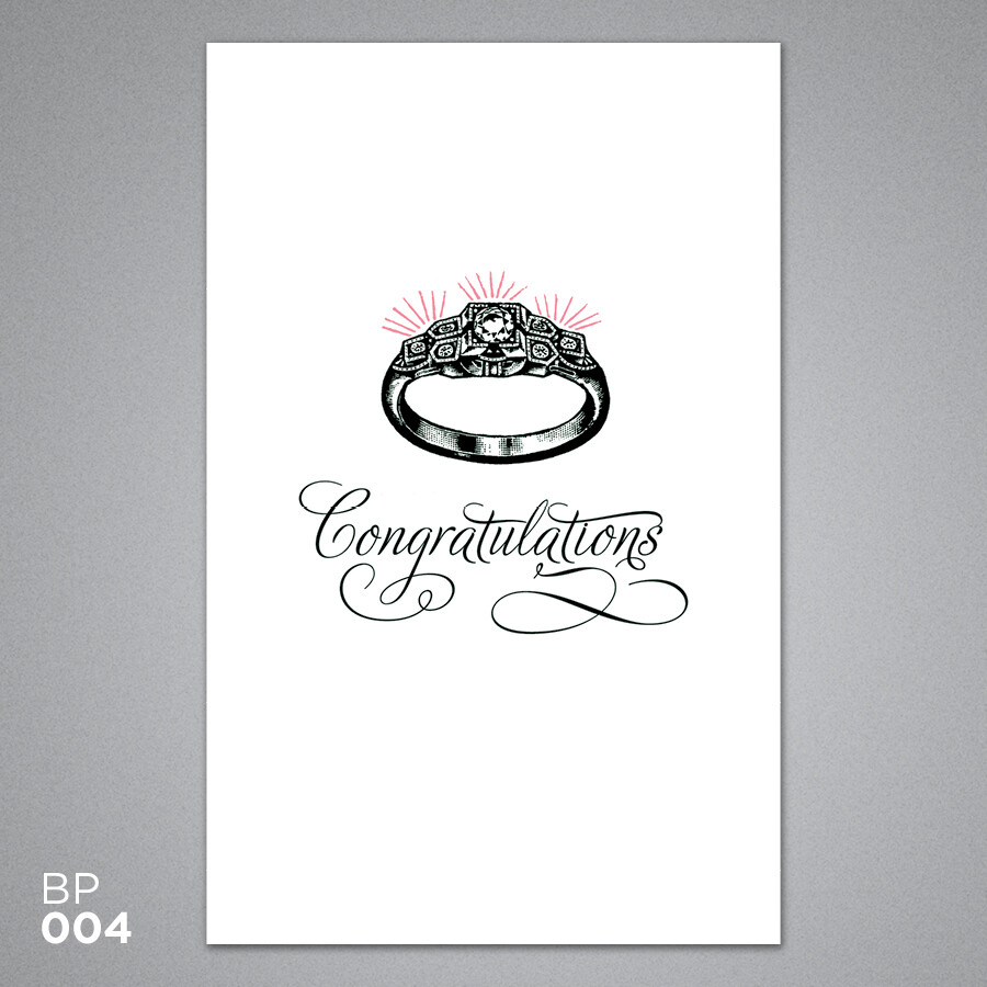 Breathless Paper Co: Breathless - Congratulations Card