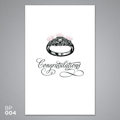 Breathless Paper Co: Breathless - Congratulations Card