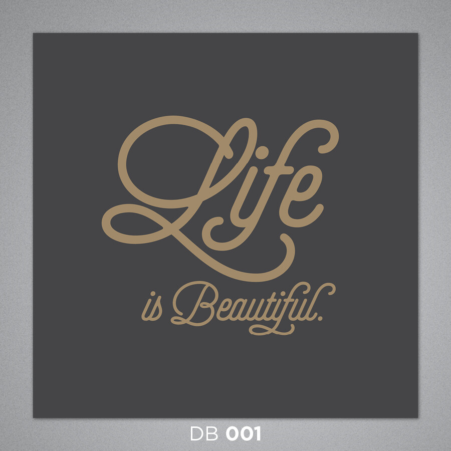 Breathless Paper Co: Deep Breath - Life is Beautiful Card