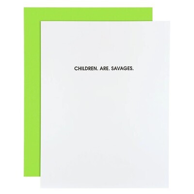 Savages - Children Card