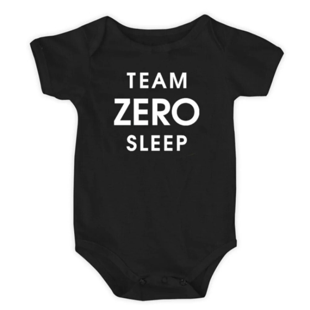 Team Zero Sleep - Onesie 6mos