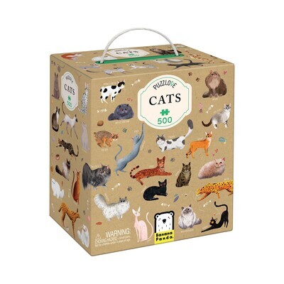 Banana Panda Puzzlove Cats Puzzle - 500pc (9+)