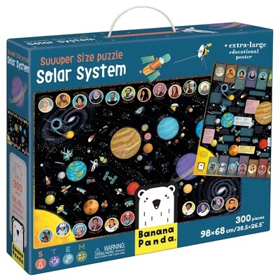 Banana Panda Suuuper Size Puzzle Solar System - 300pc (7+)