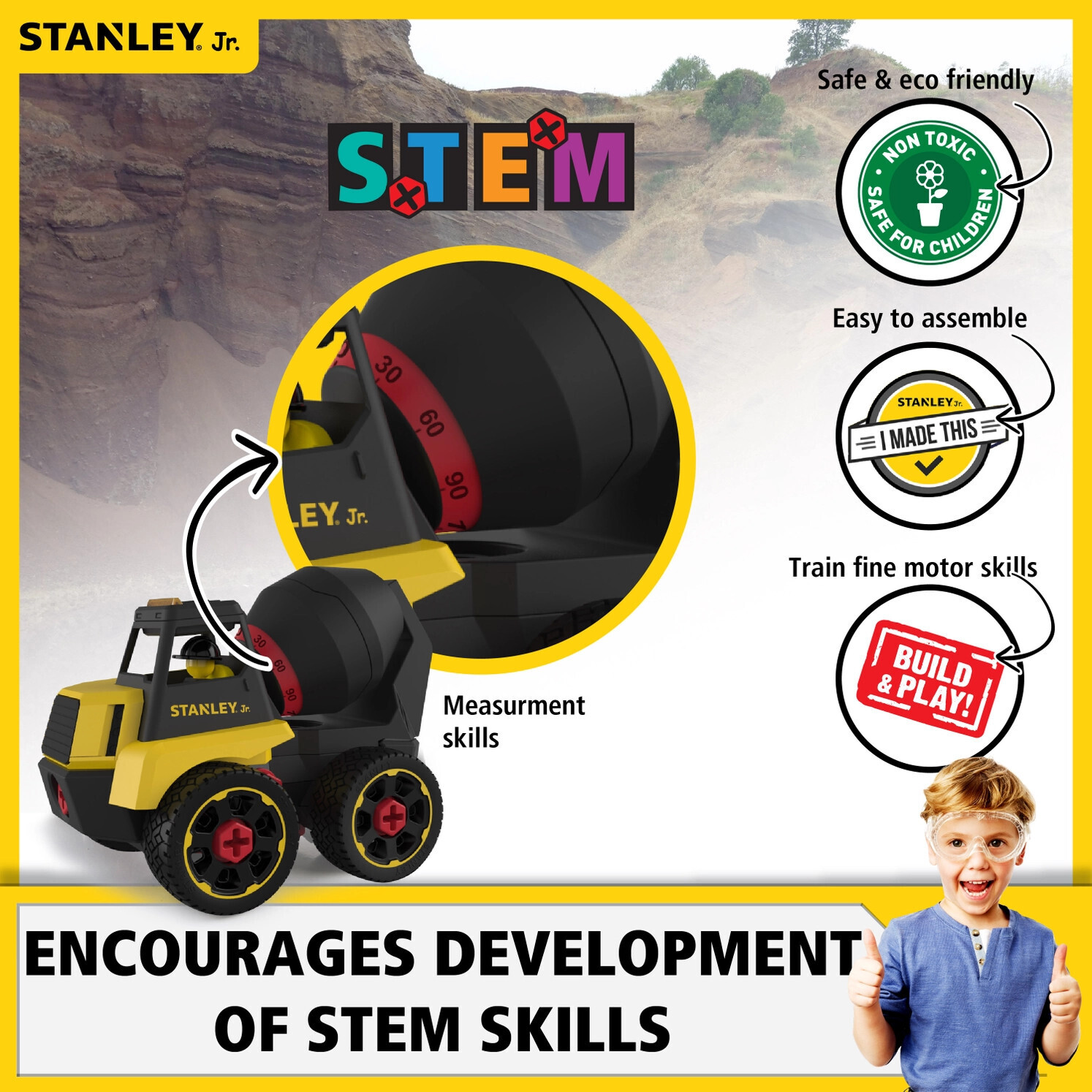 STANLEY Jr Take a Part - XL Cement Truck