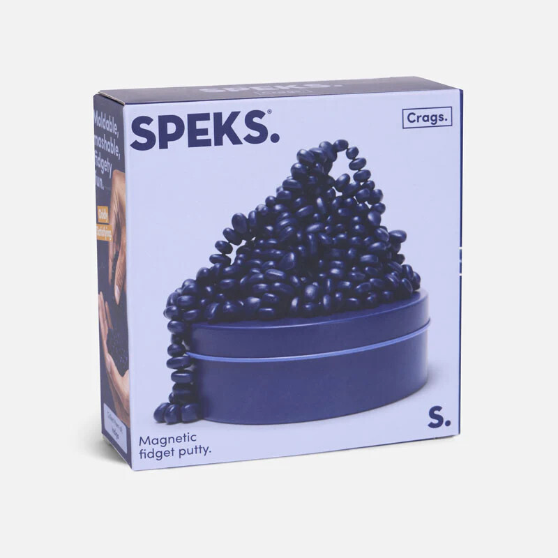 Speks Crags Magnetic Fidget Putty - Matte Indigo