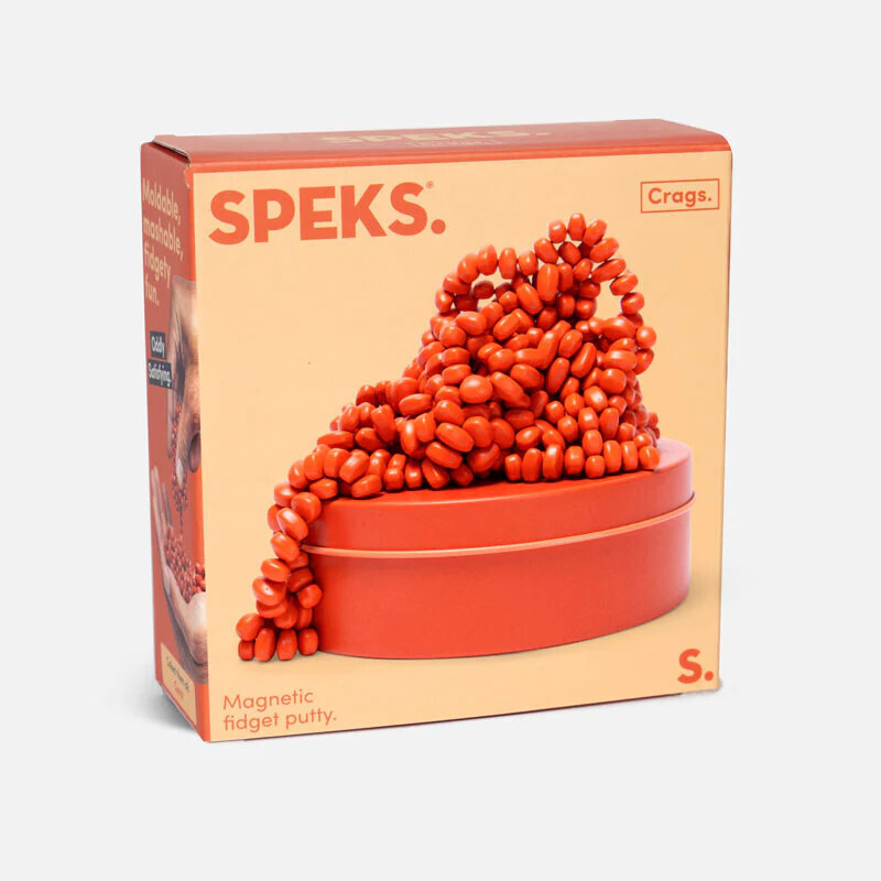 Speks Crags Magnetic Fidget Putty - Matte Coral