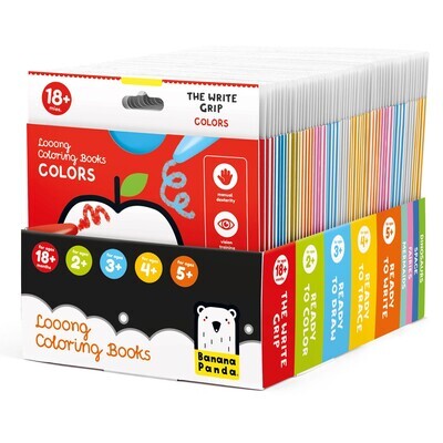 Banana Panda Looong Coloring Books -