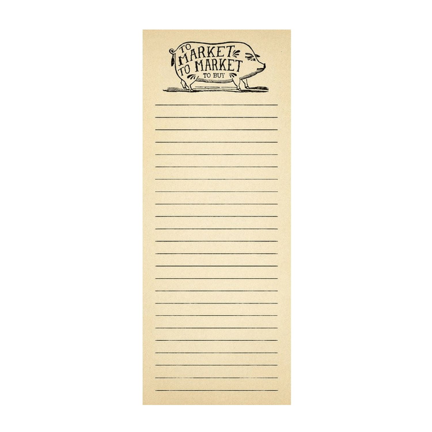 To Market To Market Skinny Notepad (4"x10")