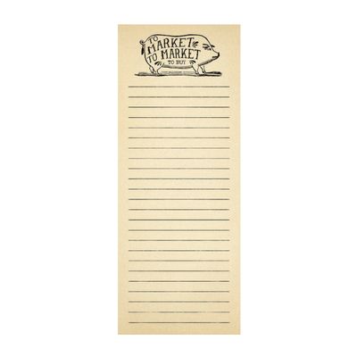 To Market To Market Skinny Notepad (4"x10")