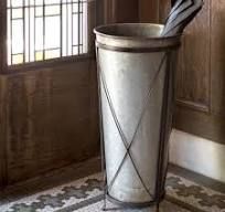 Metal Umbrella Planter