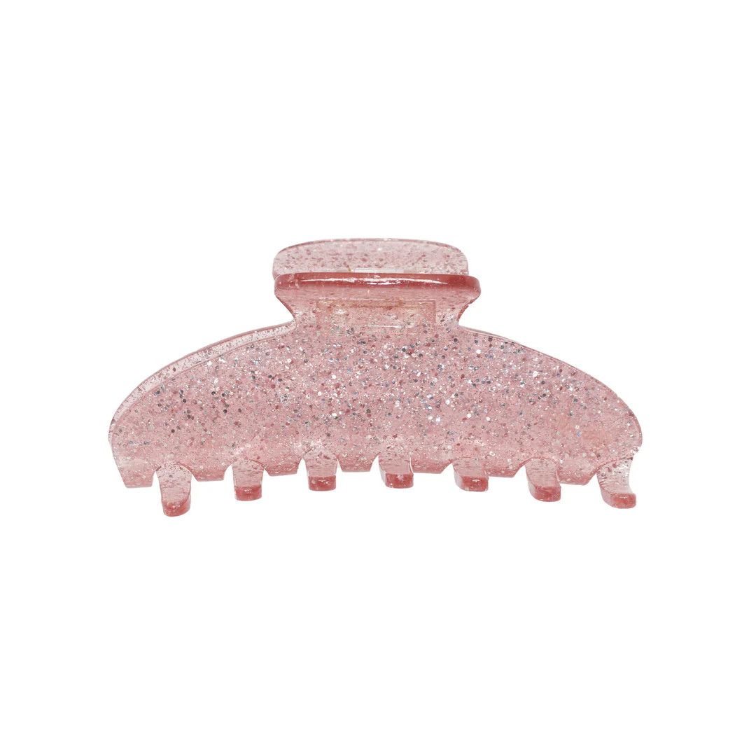 Emi Jay  One Big Effin Claw Clip - Light Pink Glitter