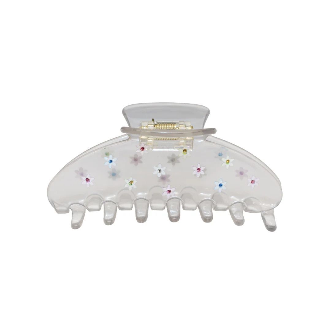 Emi Jay One Big Effin Claw Clip - Sugar Daisy