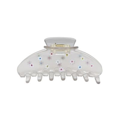 Emi Jay One Big Effin Claw Clip - Sugar Daisy