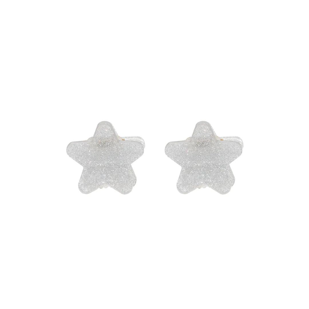 Emi Jay Baby Claw Clips - Silver Tinsel