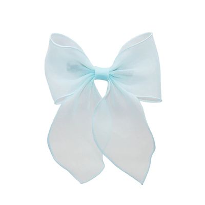Emi Jay Bow Barrette in Pale Blue