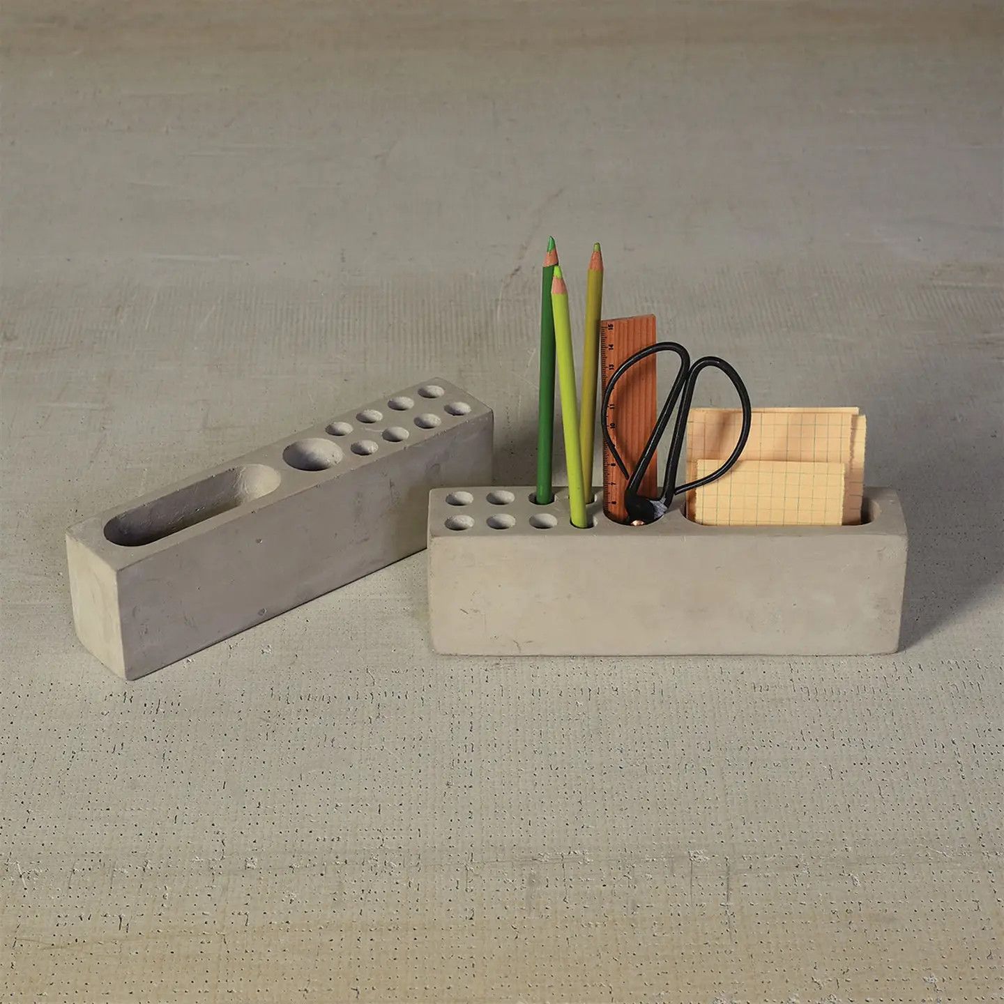HomArt Cement Desk Organizer