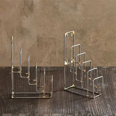 HomArt Tiered Metal Display Stand - Natural