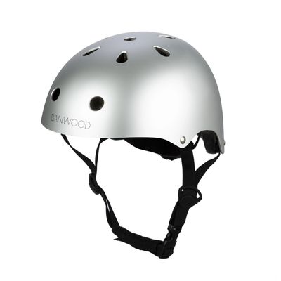 Banwood Classic Helmet - Matte Chrome