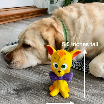 Squeaky Retro Bowtie Cat Senior