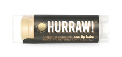 Hurraw! Sun Lip Balm SPF 15 in Tangerine Chamomile