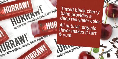 Hurraw! Lip Balm in Black Cherry