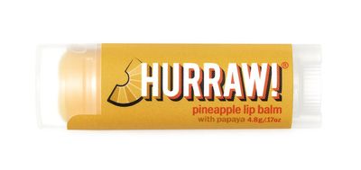 Hurraw! Lip Balm in Pineapple with Papaya