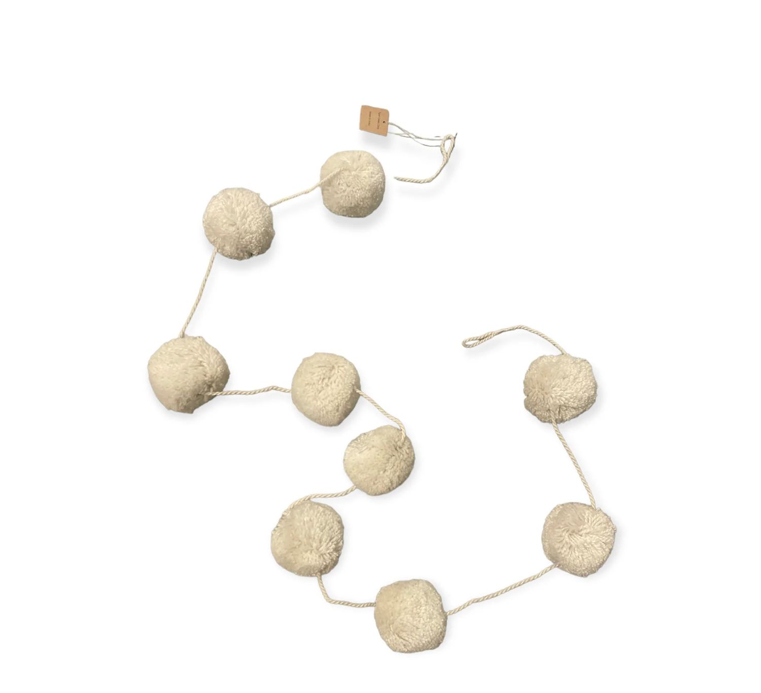 Cream Pom Pom Garland