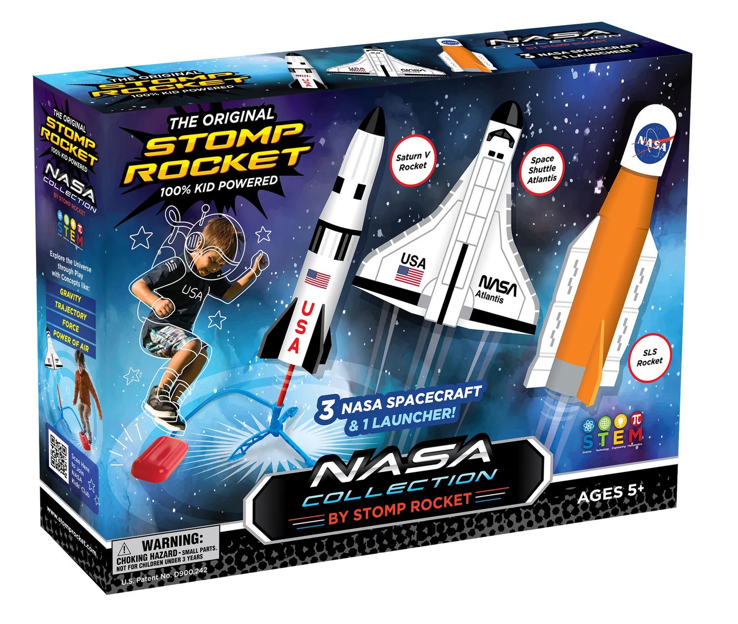 Stomp Rocket NASA Space Collection - 3 Pack