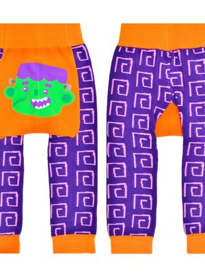Liventi Baby Frankenstein Halloween - Funkie Tights Legging Pants 6-12 Months