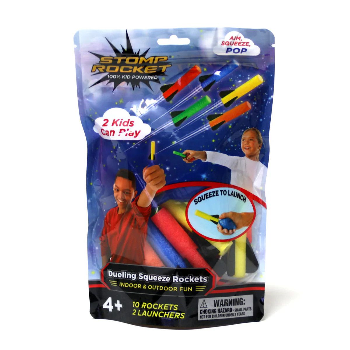 Stomp Rocket Squeeze Rockets Party Pack
