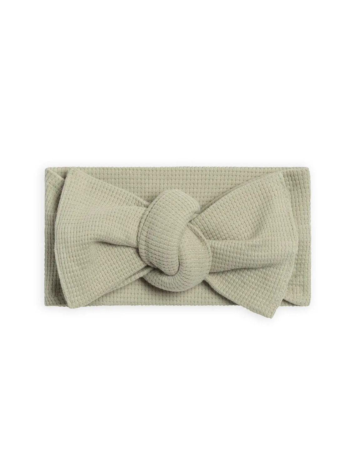 Colored Organics Baby Waffle Bow Wrap - Mint