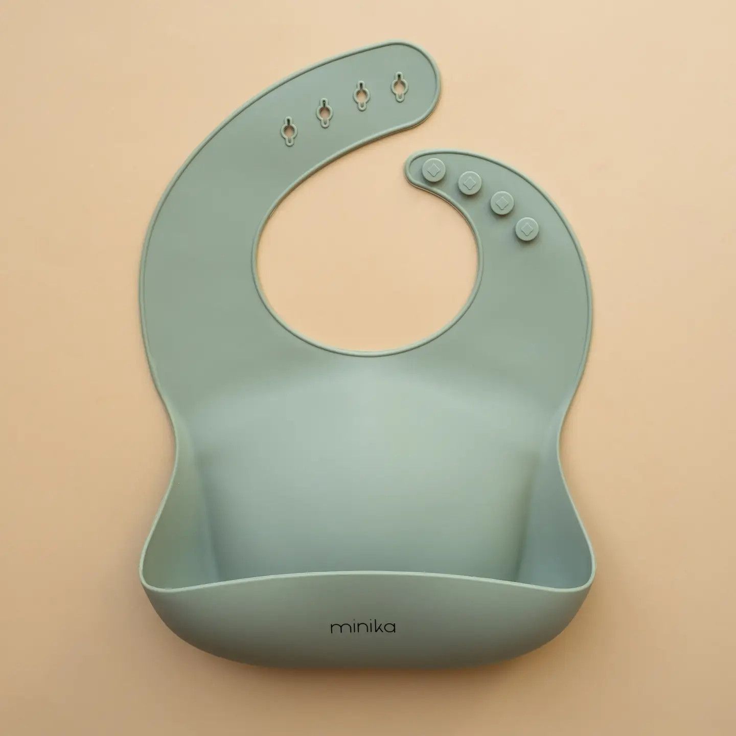 Minika Silicone Bib - Sage