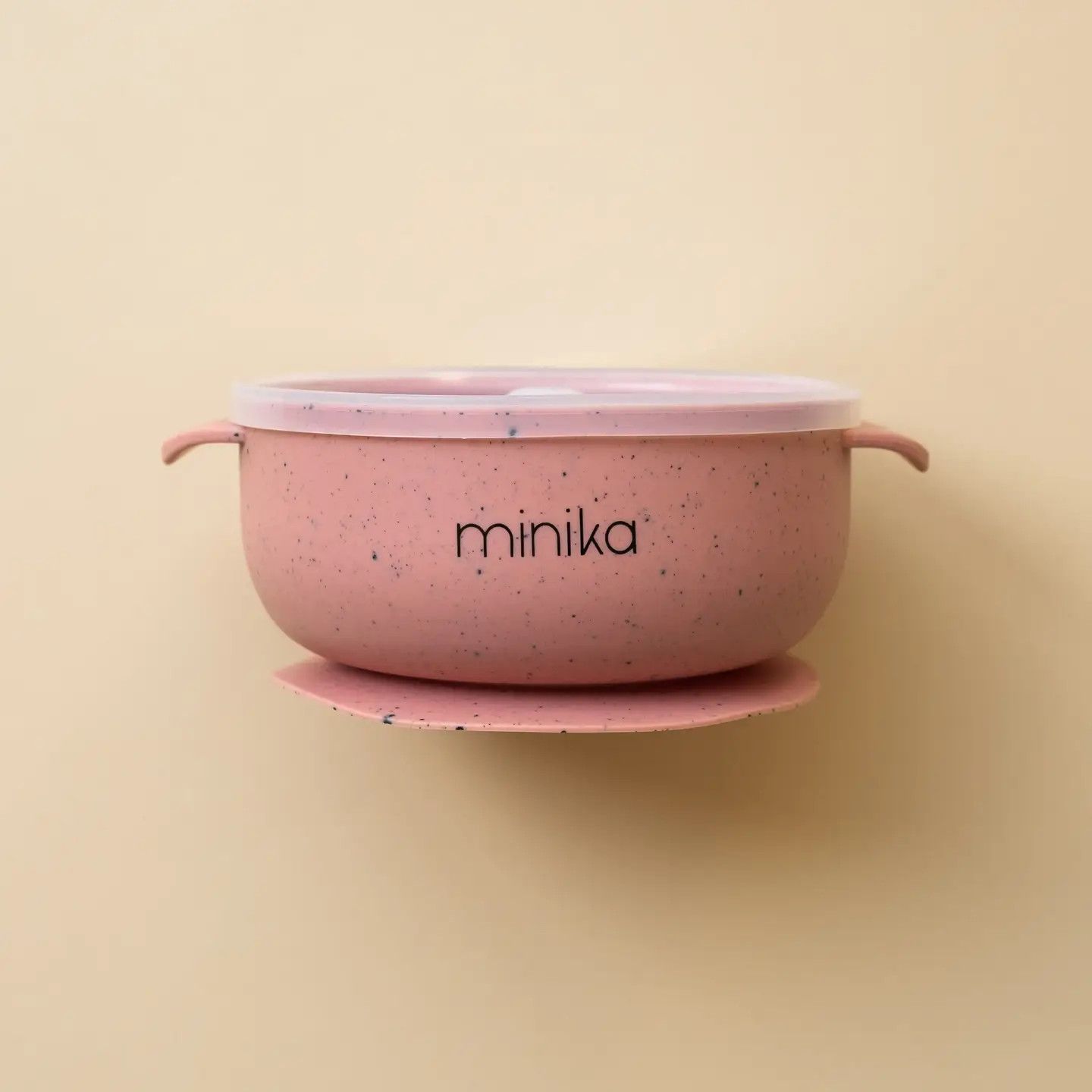 Minika Silicone Bowl with Lid - Sorbet