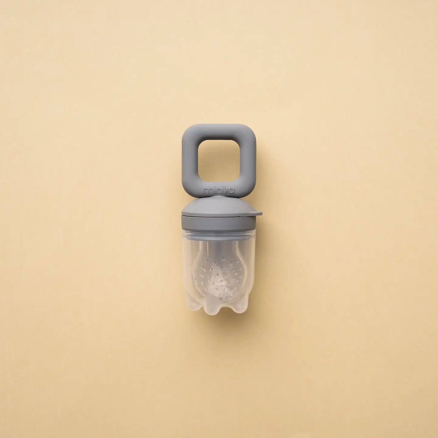 Minika Silicone Feeder Teether - Stone