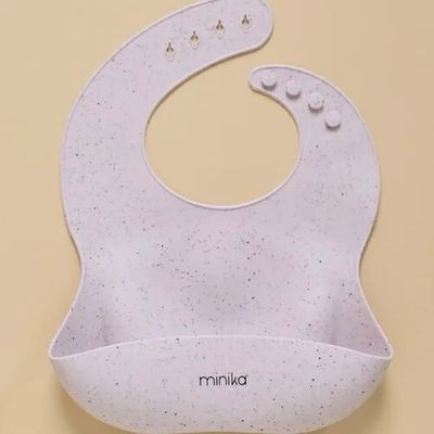 Minika Silicone Bib - Lavender