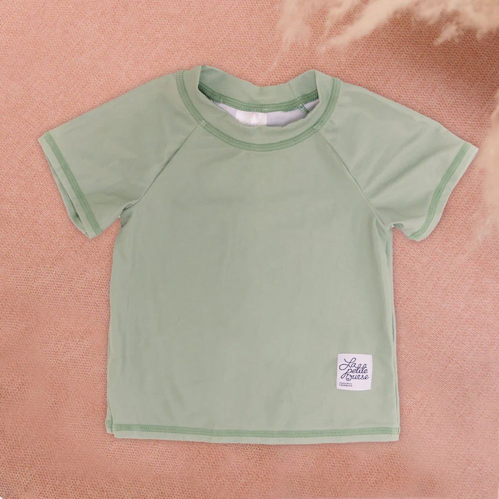 La Petite UV Swim Shirts Green Tea / 6 - 12 Months