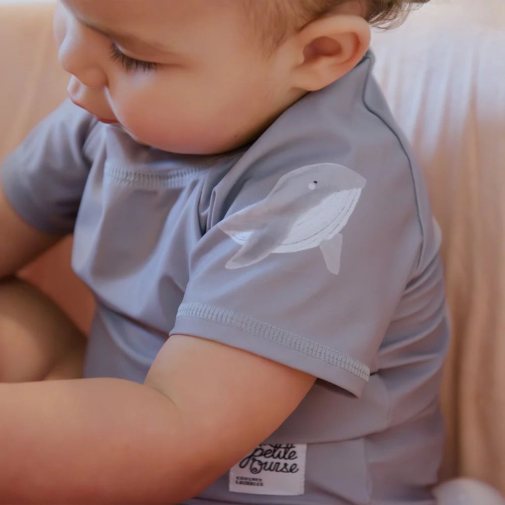 La Petite UV Swim Shirts Gray (Marine) / 1-2 years